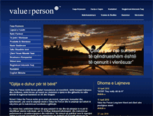 Tablet Screenshot of albania.valuetheperson.com